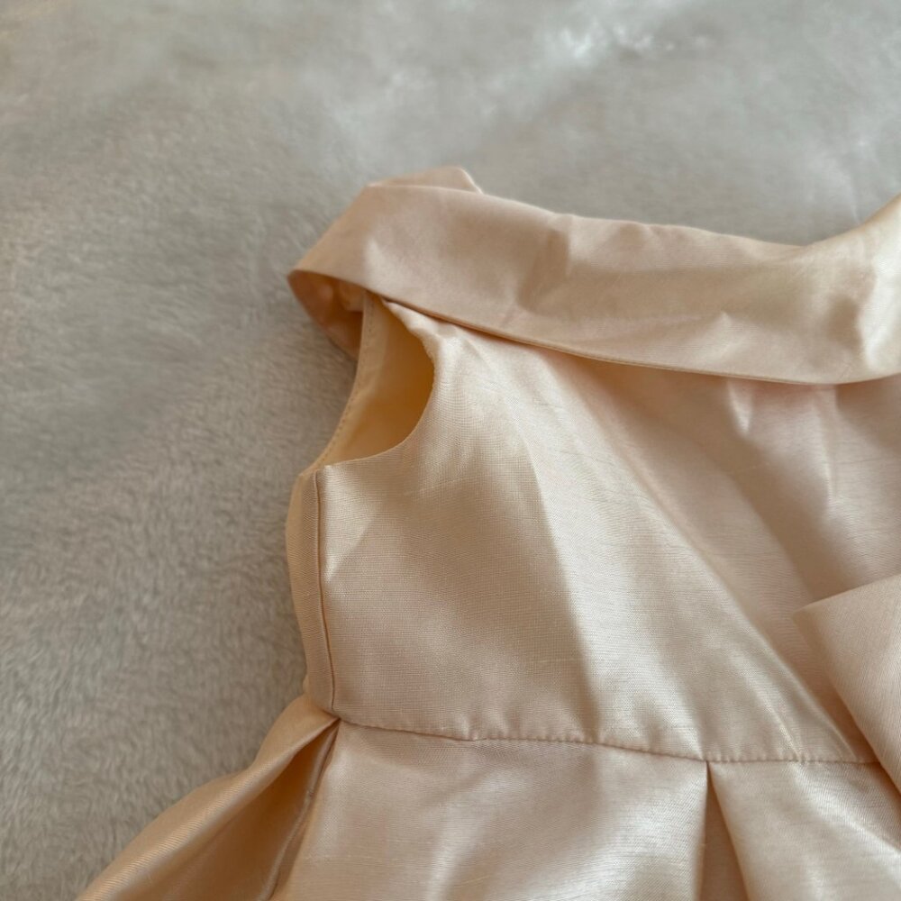 Edgehill Collection Ivory Satin Formal Dress With Full Petticoat Size 3T - Picture 4 of 15
